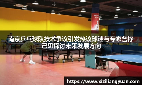 南京乒乓球队技术争议引发热议球迷与专家各抒己见探讨未来发展方向